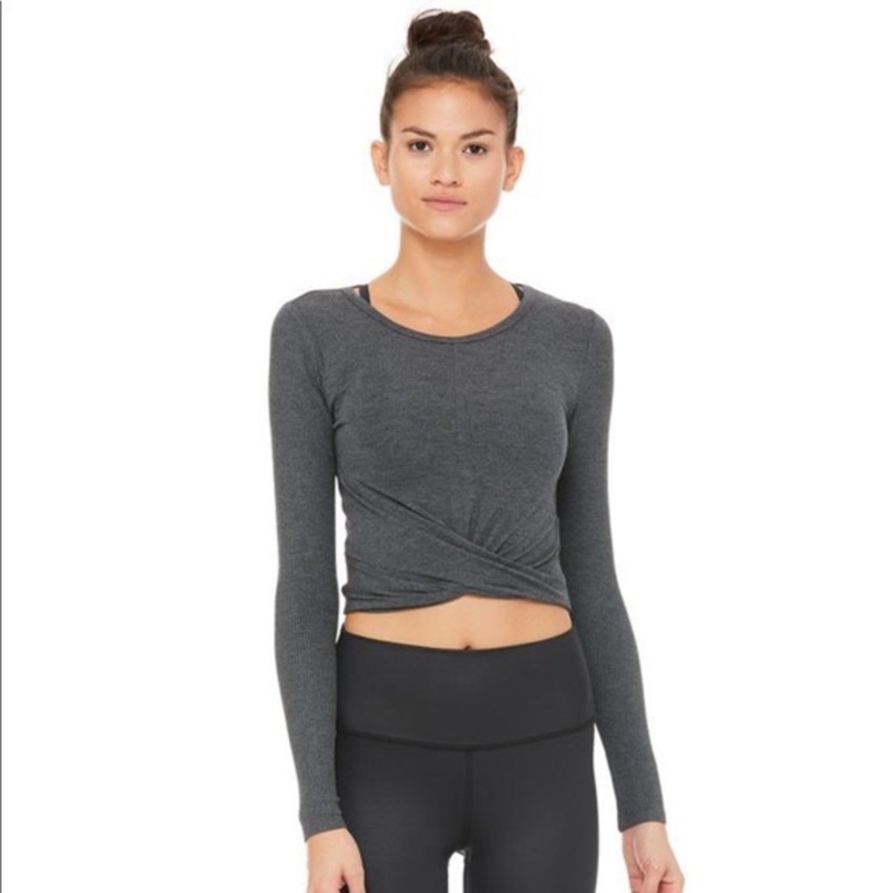 ALO YOGA cropped long sleeve